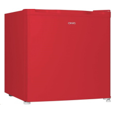 CHiQ CSD46D4RE minibar, 46 litrů, 2 přihrádky, 0 °C až +10 °C, 39 dB, červený - rozbaleno CHiQ CSD46D4RE minibar, 46 litrů, 2 přihrádky, 0 °C až +10 °C, 39 dB, červený - rozbaleno