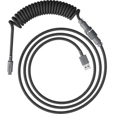 HyperX USB-C Coiled Cable Gray - Příslušenství ke klávesnici HyperX USB-C Coiled Cable Gray - Příslušenství ke klávesnici