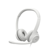 Logitech Headset H390, drátový, USB, bílá Logitech Headset H390, drátový, USB, bílá