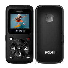 EVOLVEO Mobilní telefon pro seniory EasyPhone ID, černá EVOLVEO Mobilní telefon pro seniory EasyPhone ID, černá