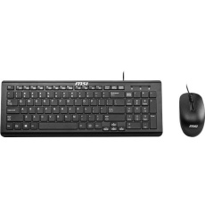 MSI set klávesnice a myši MS-A625, drátová, CZ/SK lokalizace, černá MSI set klávesnice a myši MS-A625, drátová, CZ/SK lokalizace, černá