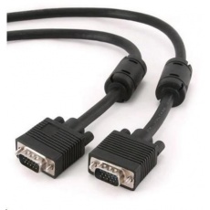 GEMBIRD Kabel VGA prodlužovací 3m, černý (15 F/F, dvojité stínění, feritová jádra) GEMBIRD Kabel VGA prodlužovací 3m, černý (15 F/F, dvojité stínění, feritová jádra)