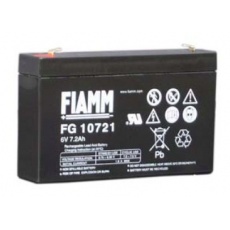 Baterie - Fiamm FG10721 (6V/7,2Ah-Faston 187), životnost 5let Baterie - Fiamm FG10721 (6V/7,2Ah-Faston 187), životnost 5let