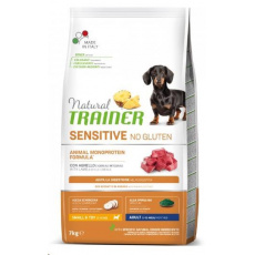 TRAINER Sensitive No Gluten Adult Mini jehne&ryze 7kg TRAINER Sensitive No Gluten Adult Mini jehne&ryze 7kg