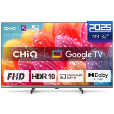 CHiQ L32FM9E TV 32", FHD, LED, metalická bezrámečková, Smart, Google TV, HDR, Chromecast CHiQ L32FM9E TV 32", FHD, LED, metalická bezrámečková, Smart, Google TV, HDR, Chromecast