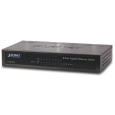 Planet switch GSD-803 10/100/1000 (8X1000BASE-T), EUP, 802.3AZ, kov Planet switch GSD-803 10/100/1000 (8X1000BASE-T), EUP, 802.3AZ, kov