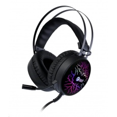 C-TECH Herní sluchátka Astro (GHS-16), casual gaming, LED, 7 barev podsvícení C-TECH Herní sluchátka Astro (GHS-16), casual gaming, LED, 7 barev podsvícení