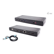 i-tec USB 3.0/USB-C/Thunderbolt, 2x HDMI Docking Station, PD 100W i-tec USB 3.0/USB-C/Thunderbolt, 2x HDMI Docking Station, PD 100W