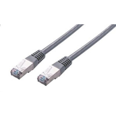 C-TECH kabel patchcord Cat5e, FTP, šedý, 5m C-TECH kabel patchcord Cat5e, FTP, šedý, 5m