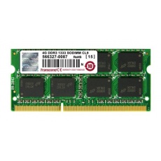 TRANSCEND SODIMM DDR3 4GB 1333MHz 256Mx8 CL9 TRANSCEND SODIMM DDR3 4GB 1333MHz 256Mx8 CL9