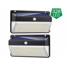 Viking venkovní solární LED světlo M328 s pohybovým senzorem, sada 2 ks Viking venkovní solární LED světlo M328 s pohybovým senzorem, sada 2 ks