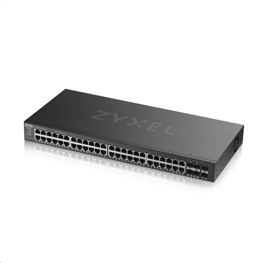 Zyxel GS2220-50 50-port L2 Managed Gigabit Switch, 44x gigabit RJ45, 4x gigabit RJ45/SFP, 2x gigabit SFP