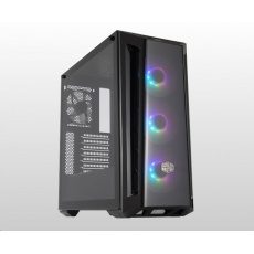 Cooler Master case MasterBox MB520 ARGB, E-ATX, Průhledná bočnice, 3x 120mm ARGB Fan, 1x 120mm Fan, Černá Cooler Master case MasterBox MB520 ARGB, E-ATX, Průhledná bočnice, 3x 120mm ARGB Fan, 1x 120mm Fan, Černá