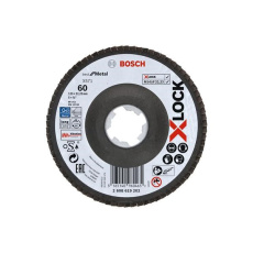 BOSCH lamelové brusné kotouče Best for Metal systému X-LOCK, šikmá verze, fíbrová deska, 125 mm, G 60, X571 BOSCH lamelové brusné kotouče Best for Metal systému X-LOCK, šikmá verze, fíbrová deska, 125 mm, G 60, X571