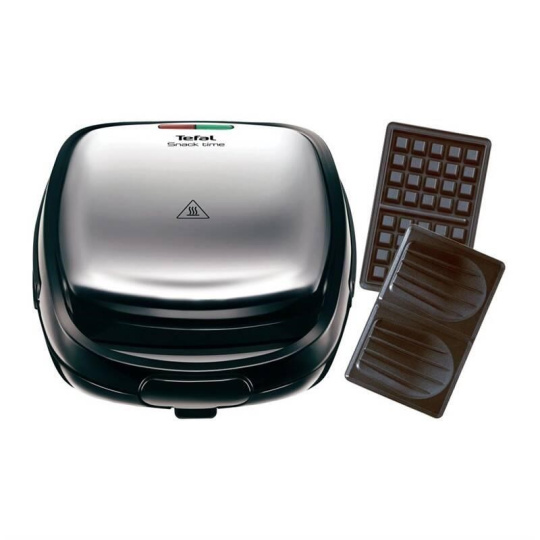 Tefal Snack Time SW341D12 toustovač, 2v1, 700 W, vyměnitelné plotny, bezpečnostní západka