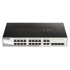D-Link DGS-1210-20 20-port Gigabit Smart+ Switch, 16x GbE, 4x RJ45/SFP, fanless D-Link DGS-1210-20 20-port Gigabit Smart+ Switch, 16x GbE, 4x RJ45/SFP, fanless