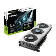 GIGABYTE VGA NVIDIA GeForce RTX 4060 EAGLE ICE OC 8G, 8G GDDR6, 2xDP, 2xHDMI GIGABYTE VGA NVIDIA GeForce RTX 4060 EAGLE ICE OC 8G, 8G GDDR6, 2xDP, 2xHDMI