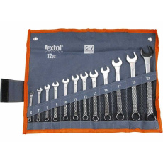 Extol Premium (6333) klíče očkoploché, sada 12ks, 6-7-8-9-10-11-12-13-14-17-19-22mm, CrV Extol Premium (6333) klíče očkoploché, sada 12ks, 6-7-8-9-10-11-12-13-14-17-19-22mm, CrV