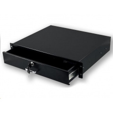 XtendLan 19" uzamykatelná zásuvka do rozvadače 2U/350mm, černá XtendLan 19" uzamykatelná zásuvka do rozvadače 2U/350mm, černá