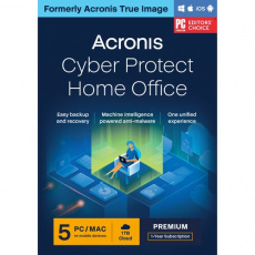 Acronis Cyber Protect Home Office Premium Subscription 5 Computers + 1 TB Acronis Cloud Storage - 1 year subscription ES Acronis Cyber Protect Home Office Premium Subscription 5 Computers + 1 TB Acronis Cloud Storage - 1 year subscription ES