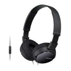 SONY stereo sluchátka MDR-ZX110AP, černá SONY stereo sluchátka MDR-ZX110AP, černá