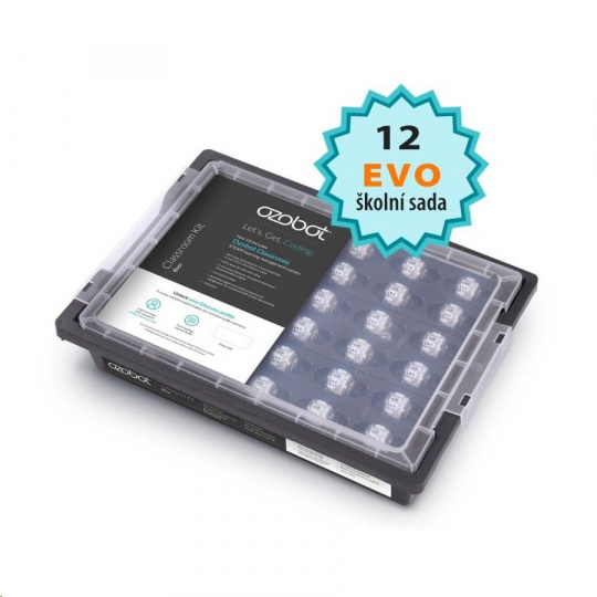 OZOBOT EVO inteligentní minibot - školní sada - 12 ks EU distribuce
