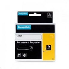 PRINTLINE kompatibilní páska s DYMO 622289, 12mm x 5,5m, černý tisk / průhledný podklad, RHINO, polyesterová PRINTLINE kompatibilní páska s DYMO 622289, 12mm x 5,5m, černý tisk / průhledný podklad, RHINO, polyesterová