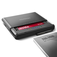 AXAGON ADSA-CC USB-C 10Gbps - NVMe M.2 SSD & SATA 2.5"/3.5" SSD/HDD CLONE MASTER 2 adaptér AXAGON ADSA-CC USB-C 10Gbps - NVMe M.2 SSD & SATA 2.5"/3.5" SSD/HDD CLONE MASTER 2 adaptér