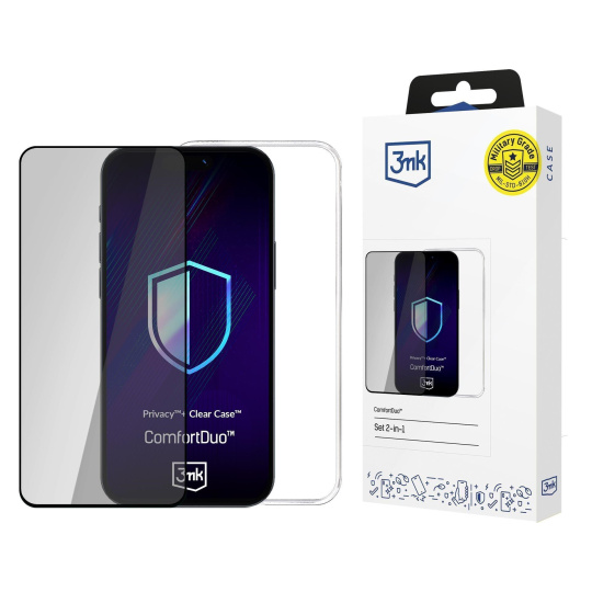 3mk ComfortDuo Privacy Clear pro Samsung Galaxy S25 Edge