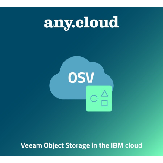 Anycloud OSV | Anycloud Object Storage for Veeam | Veeam Object Storage (1TB/1M)