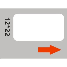 Niimbot štítky RP 12x22mm 260ks White pro D11 a D110 Niimbot štítky RP 12x22mm 260ks White pro D11 a D110