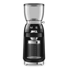 Smeg CGF11BLEU mlýnek na kávu, 150 W, nastavitelná hrubost, nerezový mlýnek, nádoba z tritanu, černý Smeg CGF11BLEU mlýnek na kávu, 150 W, nastavitelná hrubost, nerezový mlýnek, nádoba z tritanu, černý