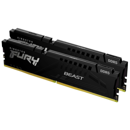 KINGSTON DIMM DDR5 32GB (Kit of 2) 6000MT/s CL30 ECC FURY Beast EXPO Černá