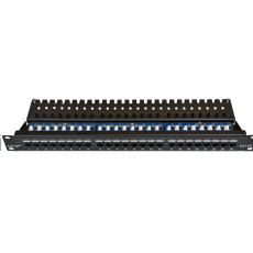 19" Patch panel LEXI-Net 24port, CAT5E UTP horní zářez 19" Patch panel LEXI-Net 24port, CAT5E UTP horní zářez