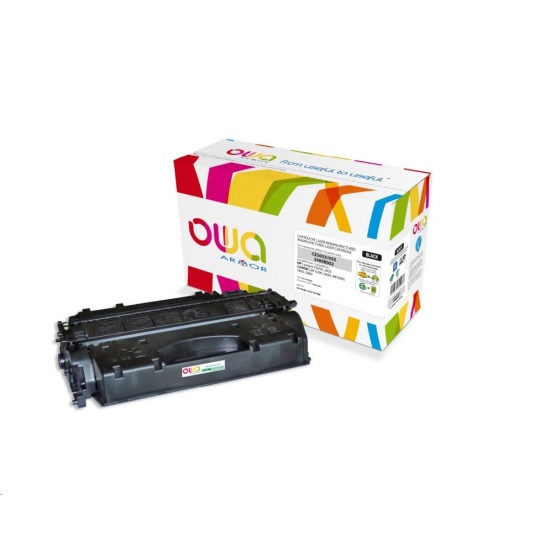 OWA Armor toner pro HP Laserjet P2050, P2055, 6500 Stran, CE505X, černá/black