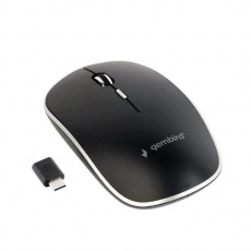 GEMBIRD myš MUSW-4BSC-01, bezdrátová, USB Type-C receiver, černá GEMBIRD myš MUSW-4BSC-01, bezdrátová, USB Type-C receiver, černá