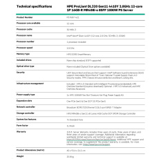 HPE PL DL320g11 4410Y (2.0/12C) 16G (p43322) MR408i-o 8SFF BC U3 1000Wti 2x1Gb 1U EIR HPE PL DL320g11 4410Y (2.0/12C) 16G (p43322) MR408i-o 8SFF BC U3 1000Wti 2x1Gb 1U EIR