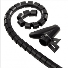 Hama trubice pro vedení kabelů, 2,5 m, 20 mm, černá Hama trubice pro vedení kabelů, 2,5 m, 20 mm, černá