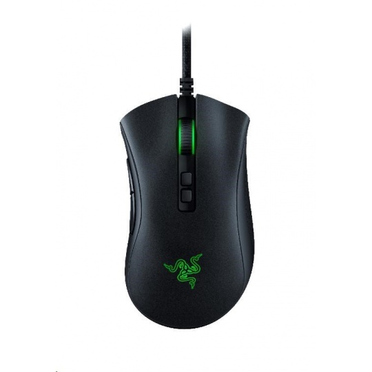 RAZER myš DeathAdder V2, optická, rozlišení 20.000dpi, USB, hybridní cloud úložiště a integrovaná paměť, RGB