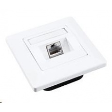 Solarix Zásuvka CAT5E STP 1 x RJ45 pod omítku bílá SX9-1-5E-STP-WH Solarix Zásuvka CAT5E STP 1 x RJ45 pod omítku bílá SX9-1-5E-STP-WH
