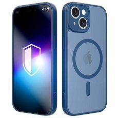 3mk ochranný kryt Misty MagCase Blue pro Apple iPhone 14 3mk ochranný kryt Misty MagCase Blue pro Apple iPhone 14