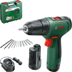 BOSCH EasyDrill 1200 akumulátorový vrtací šroubovák, 30 Nm, 10mm rychloupínací sklíčidlo, 2x akumulátor PBA 12V 1.5Ah BOSCH EasyDrill 1200 akumulátorový vrtací šroubovák, 30 Nm, 10mm rychloupínací sklíčidlo, 2x akumulátor PBA 12V 1.5Ah