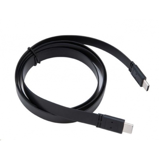 AKASA kabel PROSLIM, USB 3.1 Gen2 Type-C na Type-C, 10Gbps, 4K, Fast Charge 3A/5V, 1M