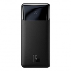 Baseus Bipow Powerbanka s digitálním displejem 20000mAh 15W černá Baseus Bipow Powerbanka s digitálním displejem 20000mAh 15W černá