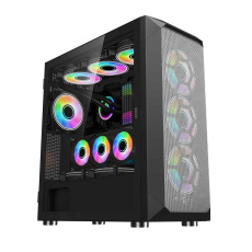 1stCOOL skříň Wind Storm Black MiddleTower, AU, USB3.0, bez zdroje, černá 1stCOOL skříň Wind Storm Black MiddleTower, AU, USB3.0, bez zdroje, černá