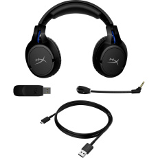 HyperX Cloud Flight - Wireless Gaming Headset (Black-Blue) - PS5-PS4 (HHSF1-GA-BK/G) - Sluchátka pro herní konsole HyperX Cloud Flight - Wireless Gaming Headset (Black-Blue) - PS5-PS4 (HHSF1-GA-BK/G) - Sluchátka pro herní konsole