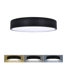 Solight LED stropní osvětlení LECCE, 3CCT, 36W, 2100lm, 30cm, 3000/4000/6000K, černá Solight LED stropní osvětlení LECCE, 3CCT, 36W, 2100lm, 30cm, 3000/4000/6000K, černá