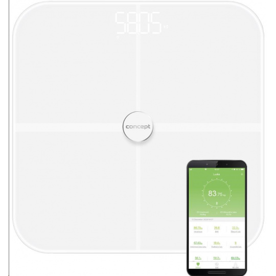 Concept VO4010 Osobní váha diagnostická 180 kg, bílá