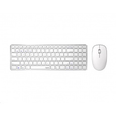 RAPOO set klávesnice a myš 9300M, bezdrátová, Multi-Mode Slim Mouse, Ultra-Slim Keyboard, bílá RAPOO set klávesnice a myš 9300M, bezdrátová, Multi-Mode Slim Mouse, Ultra-Slim Keyboard, bílá
