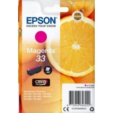 EPSON ink bar Singlepack "Pomeranč" Magenta 33 Claria Premium Ink EPSON ink bar Singlepack "Pomeranč" Magenta 33 Claria Premium Ink